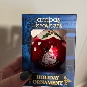 Disney Red and White Castle Ornament